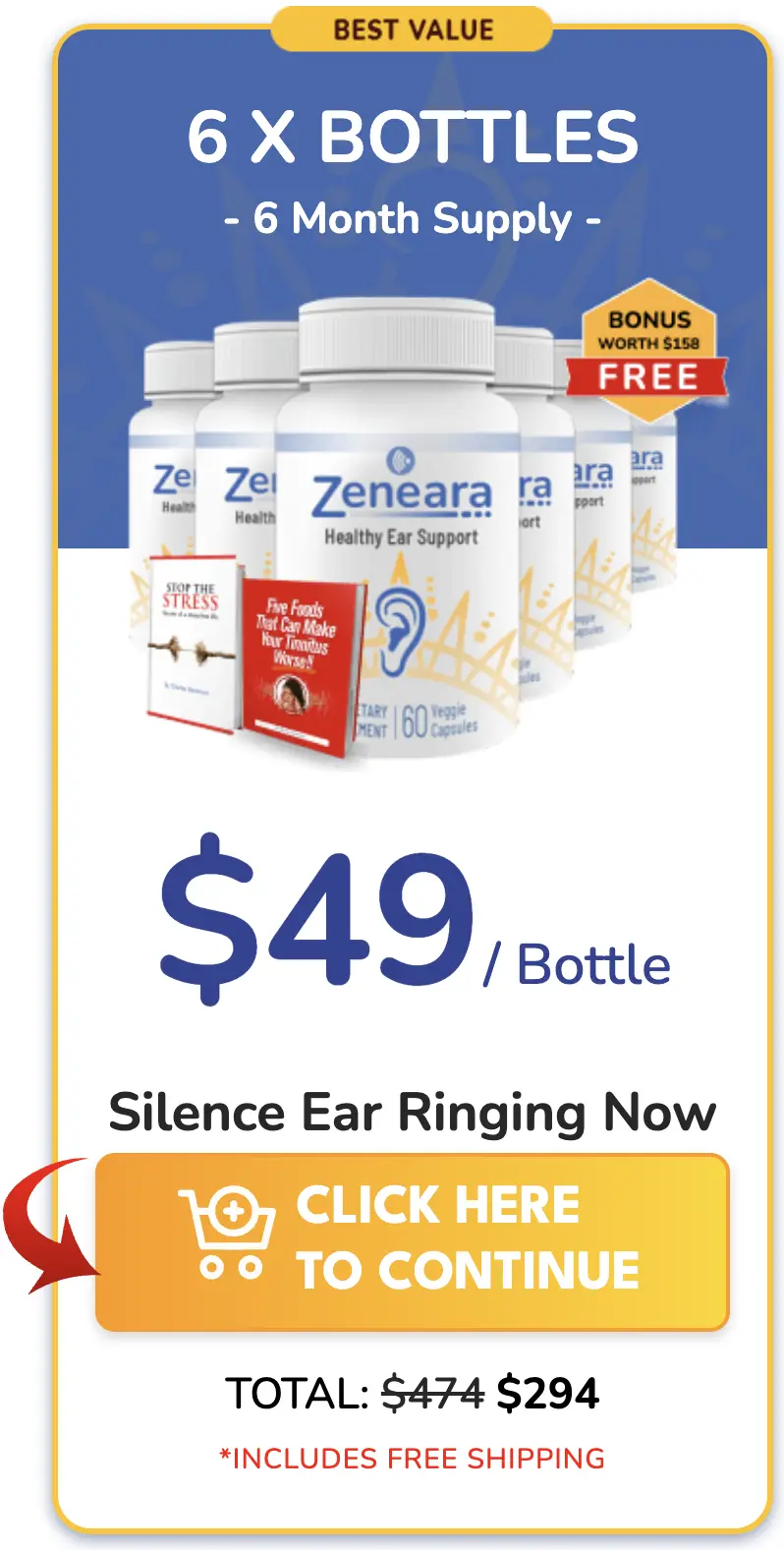 zeneara 6 bottles